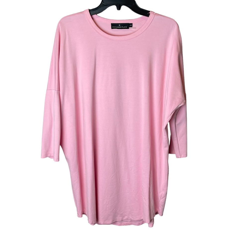 Pomander Place Pink Oversized Tunic Dress